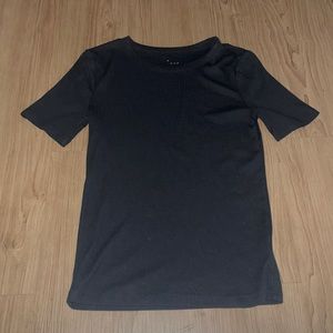 Black shirt sleeve top